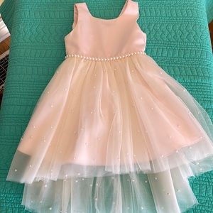 Girls American Princess High/Low Dress Size 6